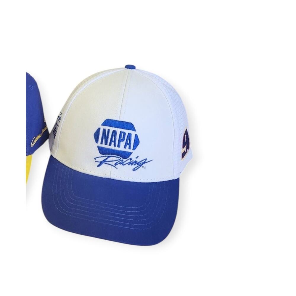 2 NAPA Racing Chase Elliott Ron Copp Blue White Baseball Cap Hats NWOT - Picture 2 of 9